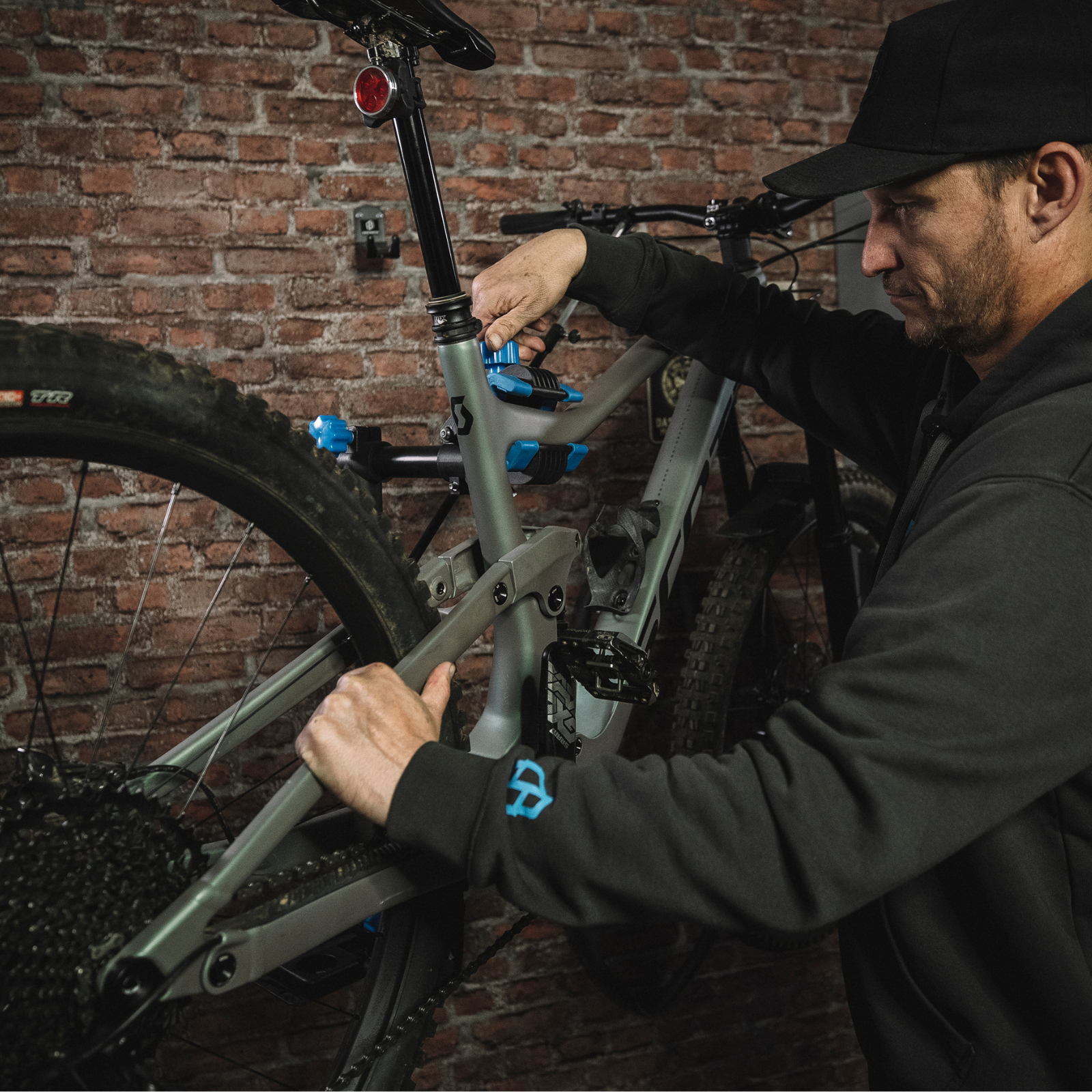 Anwendung von BikeBroz Fahrradkette.