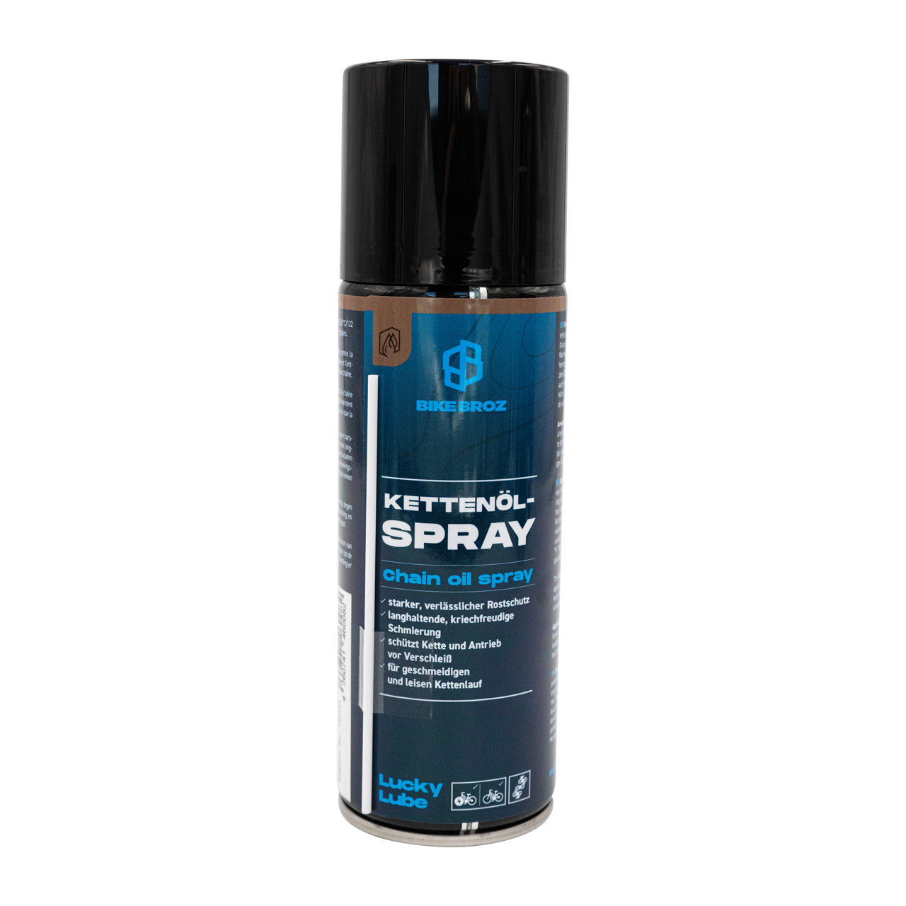 Vorschaubild von Kettenöl-Spray in Blechdose.