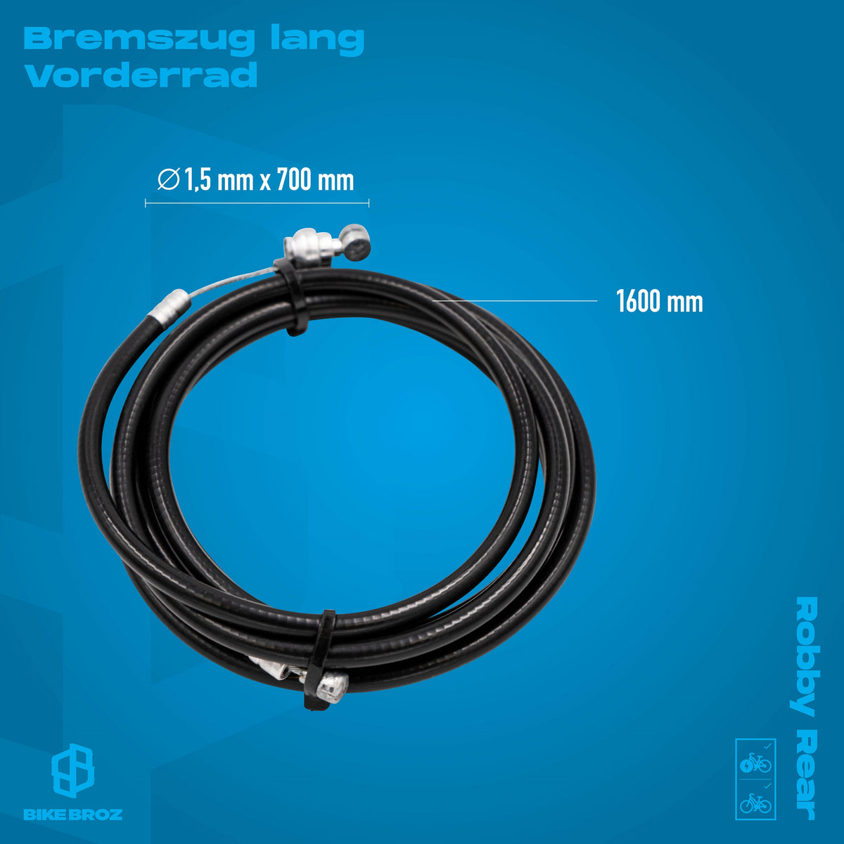 Masse und Eigeschafte von Bremszug von BikeBroz.