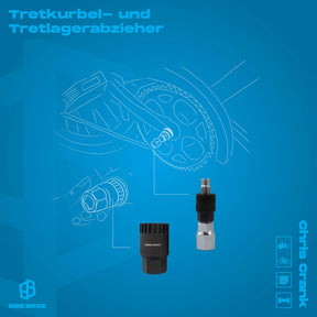 Anwendungsbild von Kurbelelextractor Tretkurbel- und Tretlagerabzieher von BikeBroz.